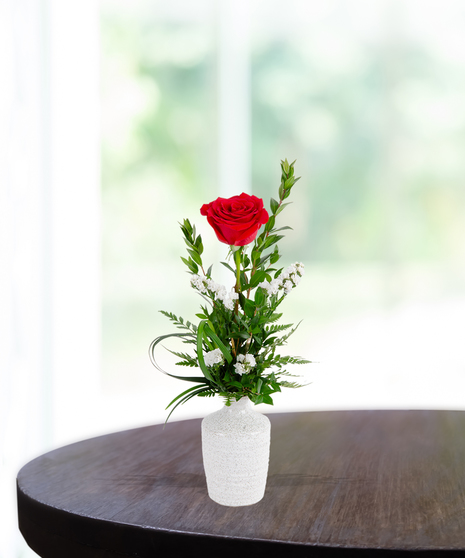 3 roses bud vase any color delivered baton rouge LA