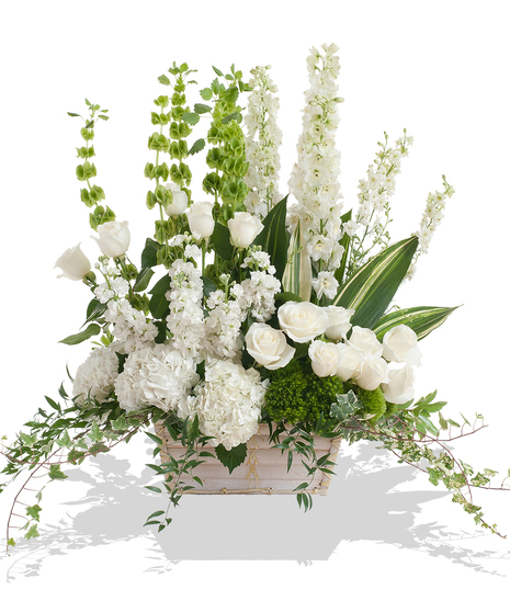 Elegant White Floor Piece