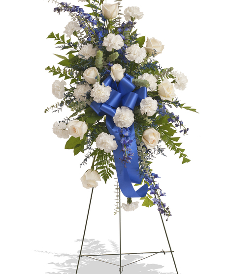 A Touch of Color stand arrangement delivered in Baton Rouge, LA. 