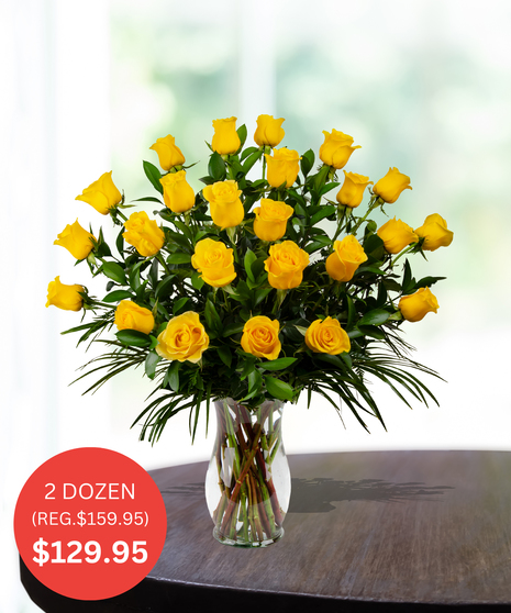 Premium yellow roses delivered baton rouge LA