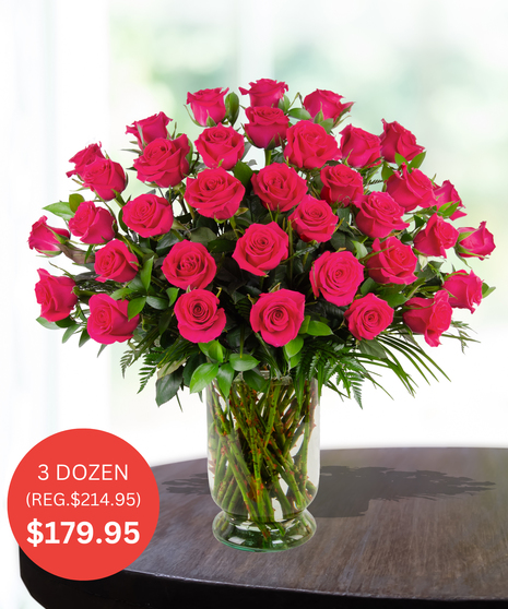 Premium pink roses delivered baton rouge (LA)