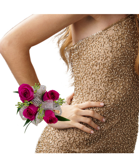 a stunning corsage