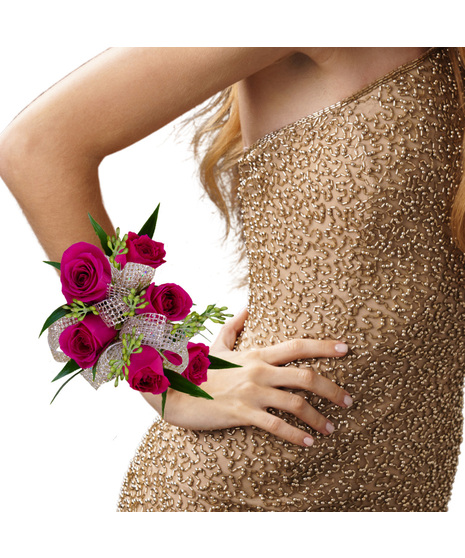 a stunning corsage