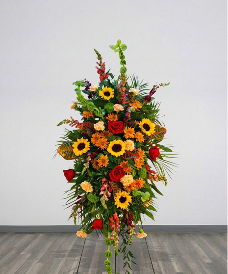 Autumn Harvest - Traditional Funeral Stand