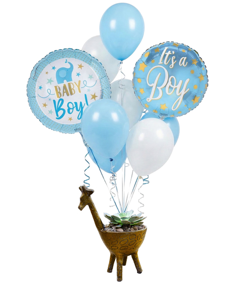 baby boy balloon bouquet delivered baton rouge LA