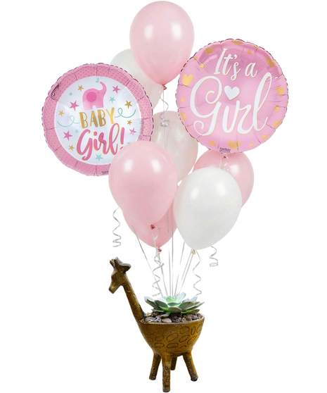 baby girl balloon bouquet delivered baton rouge LA