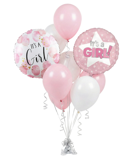 baby girl balloon bouquet delivered baton rouge LA