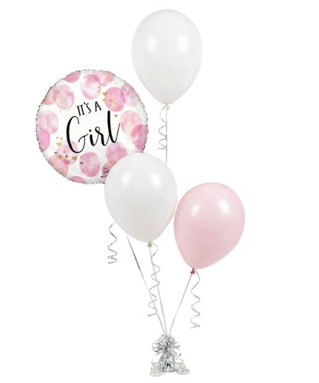 baby girl balloon bouquet delivered baton rouge LA