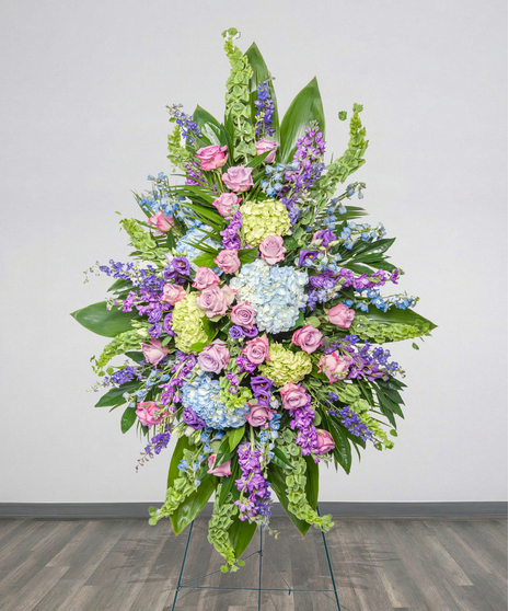 Bold Spring Mix - Traditional Funeral Stand