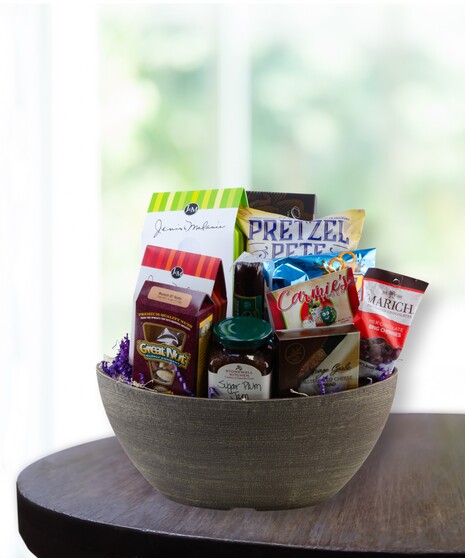 Gourmet food gift basket delivered Baton Rouge, LA