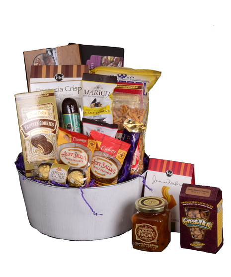 Gourmet food gift basket delivered Baton Rouge, LA