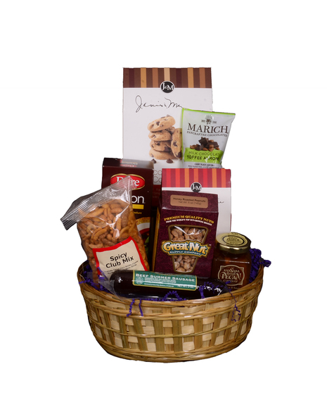 Gourmet food gift basket delivered Baton Rouge, LA