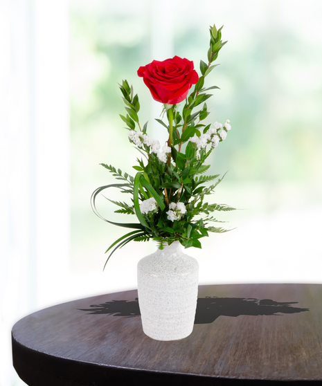 3 roses bud vase any color delivered baton rouge LA