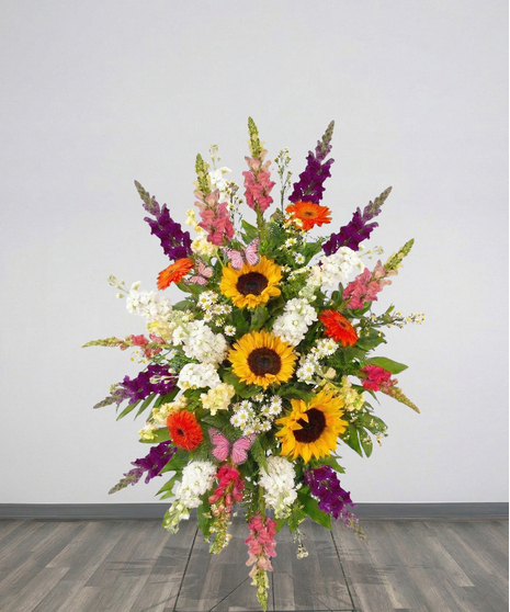 Butterfly Garden - Traditional Funeral Stand