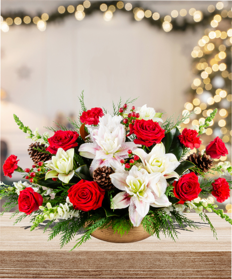 Cranberry Crush - Holiday Centerpiece