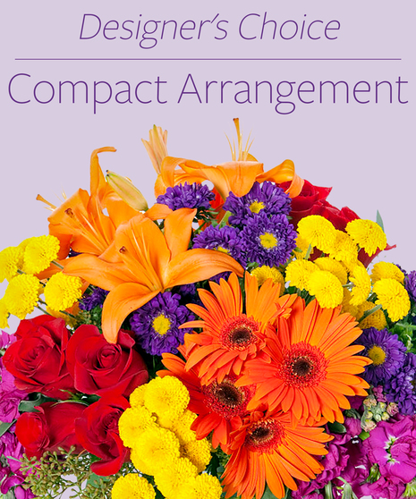 Compact arrangement of flowers to send in Baton Rouge