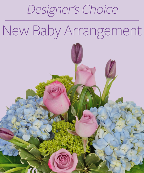 New Baby Flower Arrangement Chosen by Our Designers