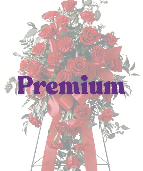 Red Roses Carnations Standing Spray Baton Rouge, LA