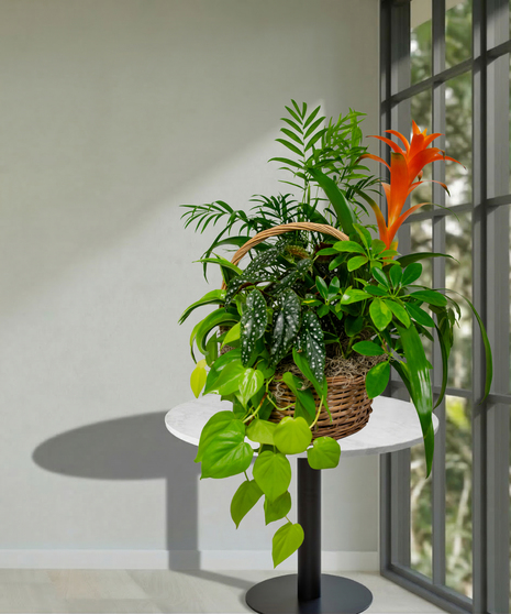 Green and Blooming Plants arranged and delivered in Baton Rouge, LA