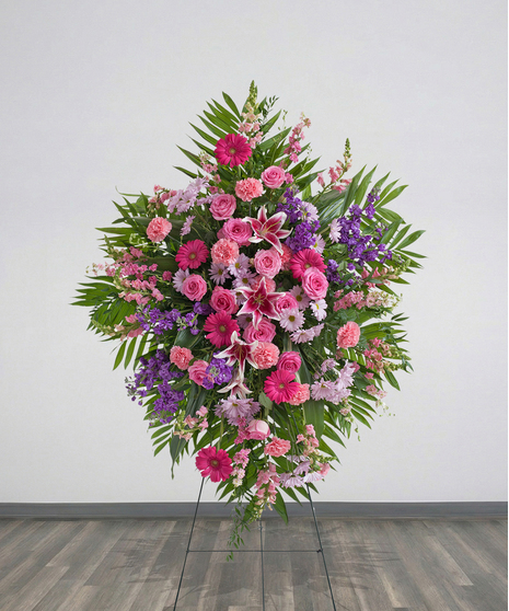 Feminine - Traditional Funeral Stand