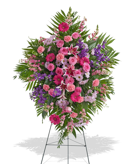 Feminine - Traditional Funeral Stand