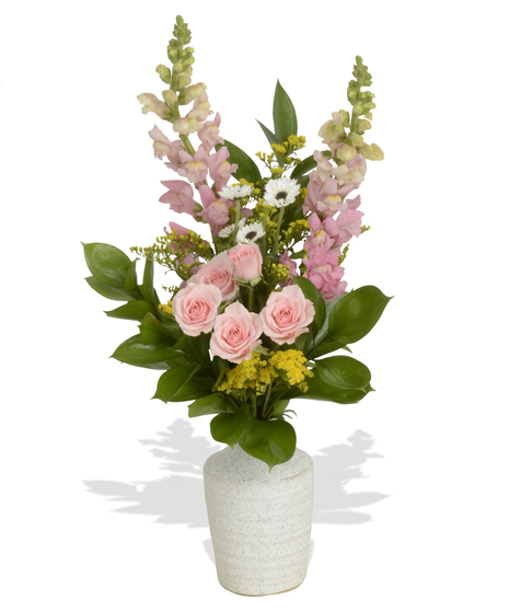 Bud Vase of beautiful spring flowers to show appreciation