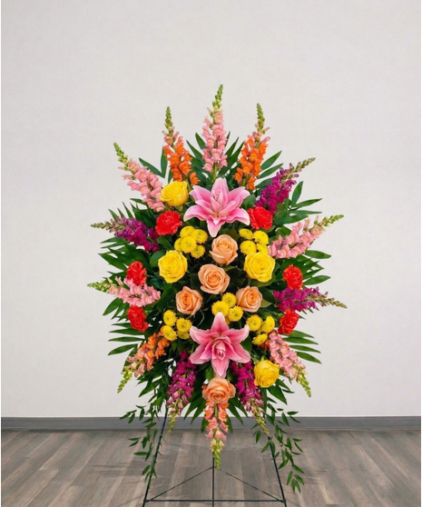 Forever Yours Remembered - Traditional Funeral Stand