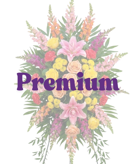 mixed flowers funeral spray Baton Rouge, LA