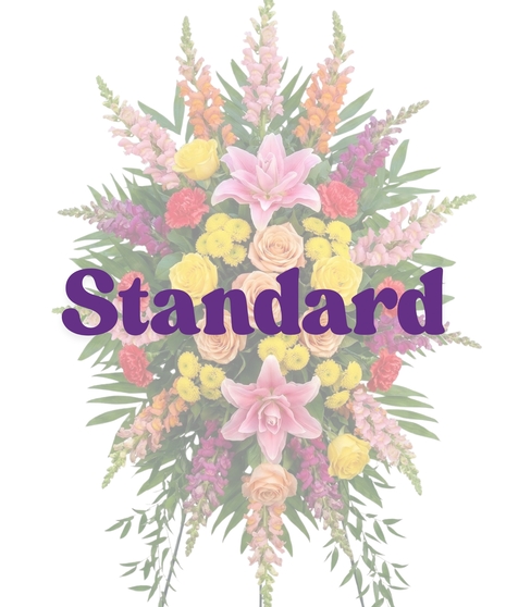 mixed flowers funeral spray Baton Rouge, LA