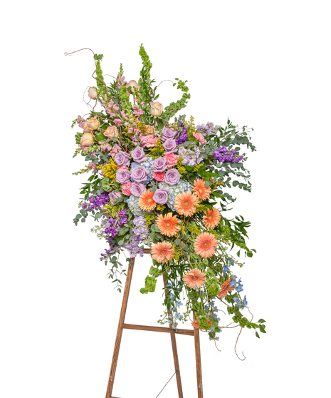 Springtime Symphony - Traditional Funeral Stand