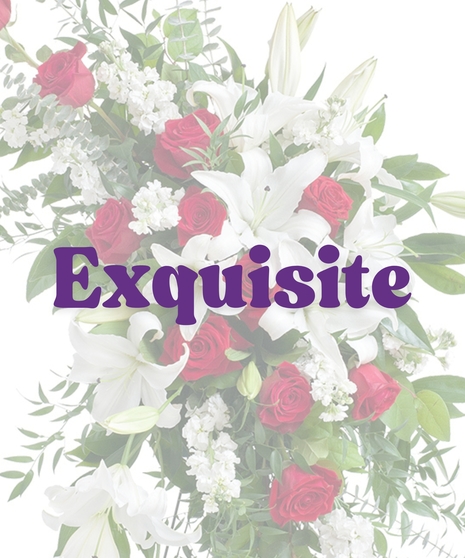 Red and White Tradition stand arrangement delivered in Baton Rouge, LA. 