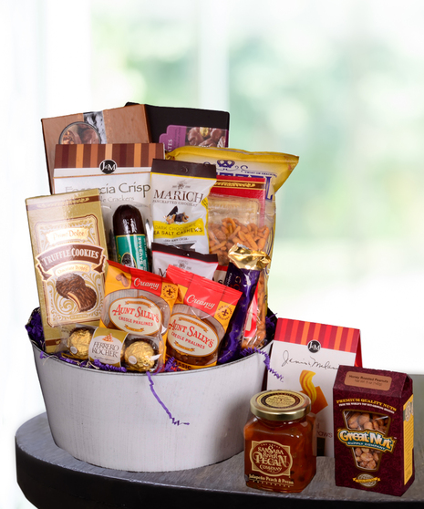 Gourmet food gift basket delivered Baton Rouge, LA