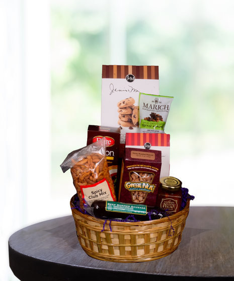 Gourmet food gift basket delivered Baton Rouge, LA