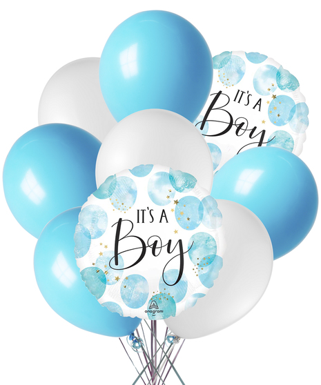It's A Boy Balloon Bouquet