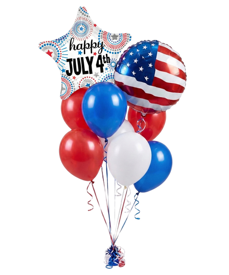 4th of July Balloon Bouquet - May Vary Based on Availability
