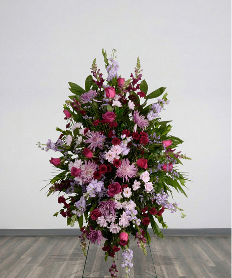 Lavender Beauty - Traditional Funeral Stand
