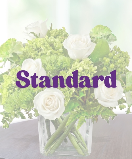 Green and white cube arrangement for st patricks day delivered baton rouge la