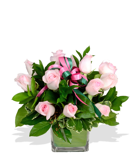 Delta Zeta Rose Cube