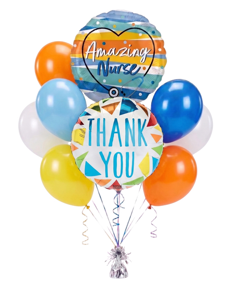 Nurse Appreciation Balloon Bouquet - May Vary Based on Availability