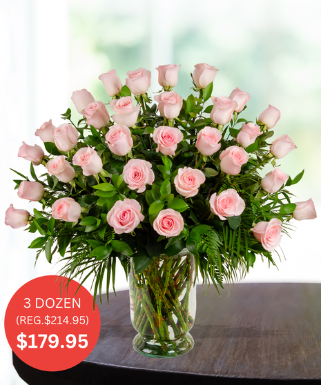 Premium pink roses delivered baton rouge (LA)