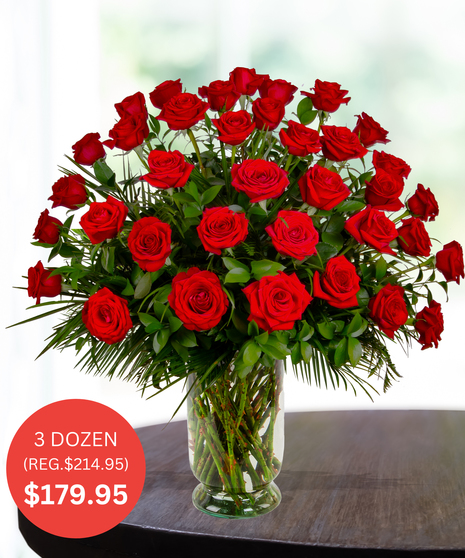 Valentine's day Long Stem Dozen Roses delivered Baton Rouge LA