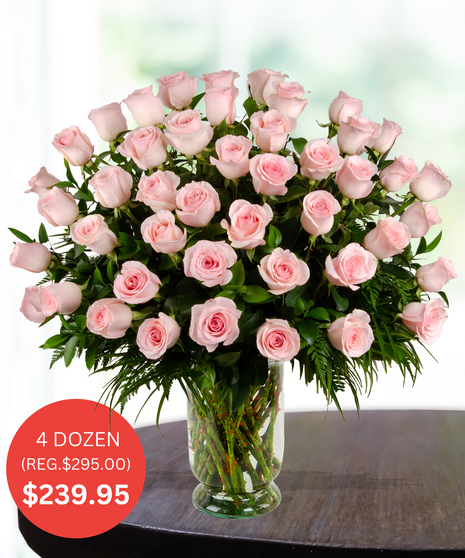 Premium pink roses delivered baton rouge (LA)
