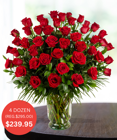 Valentine's day Long Stem Dozen Roses delivered Baton Rouge LA
