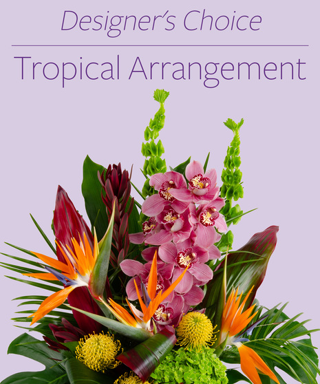 Tropical Arrangement delivered in Baton Rouge, LA 