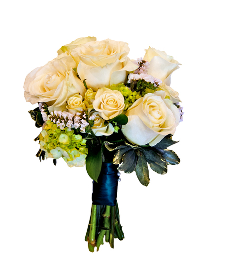 Roses, Spray Roses, & Hydrangea Tussie Mussie - Baton Rouge