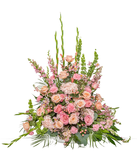 Tender Blush - Urn Arrangement