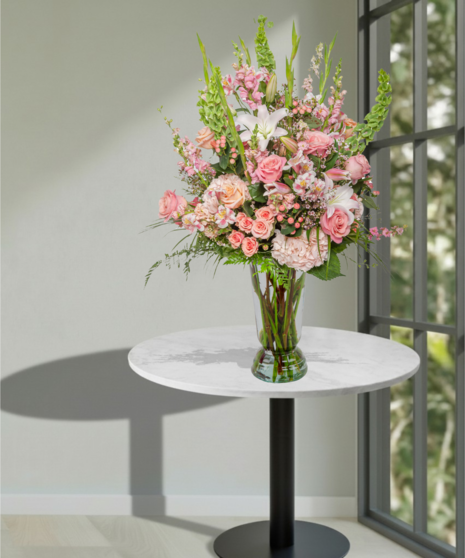 Tender Blush - Vase Arrangement