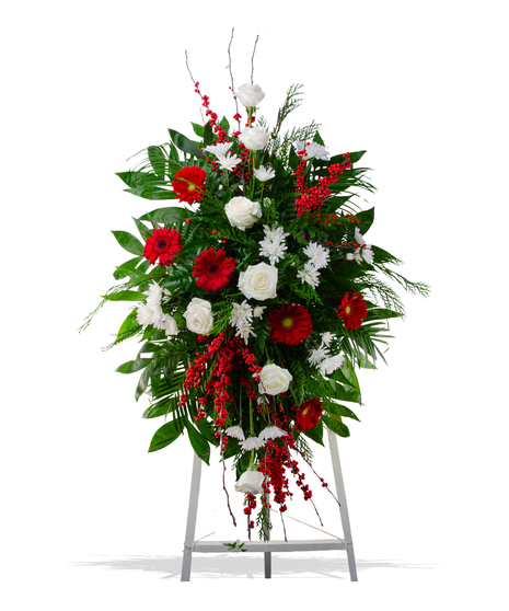 Winter Berry - Traditional Funeral Stand
