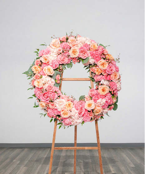 Tender Blush - Wreath Stand