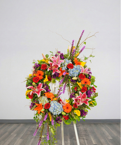 Vivid Beauty - Wreath Stand